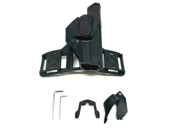 Fondina Vega cama CCHU809 per Glock 19 23 25 32 38 in polimero - NERO-U