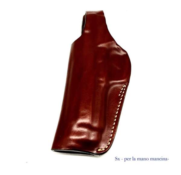 Fondina Vega cuoio da fianco T100 per beretta 92 98 serie T1 - MARRONE-SX - immagine 5