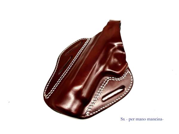 Fondina Vega in cuoio H100 beretta 92 98 serie H1 - MARRONE-SX - immagine 5