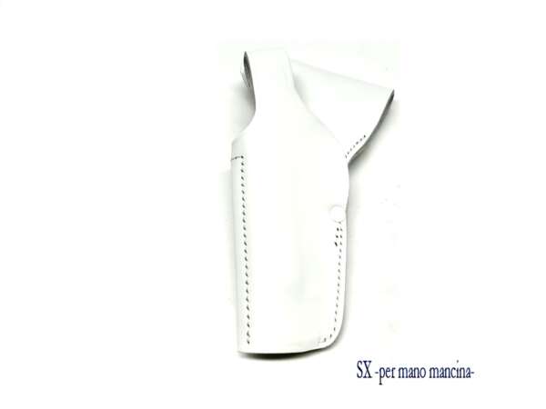Fondina Vega cuoio da fianco P100 per Beretta 92 98 serie P1 - NERO-DX - immagine 5
