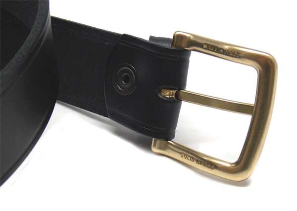 Cintura Vega in cuoio liscio cm 4 altezza 1C00 - NERO-XXL - immagine 3
