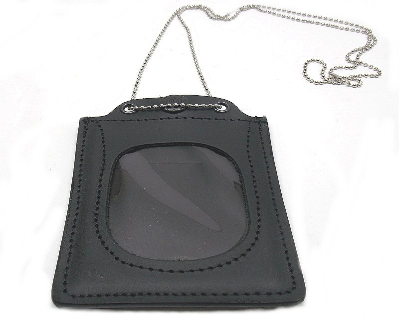 Porta placca Vega in pelle con catenella 1WF00