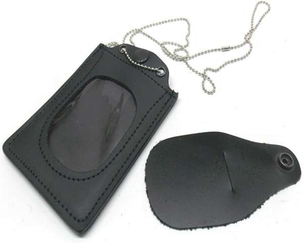 Porta placca Vega in pelle con catenella 1WF00 - immagine 3