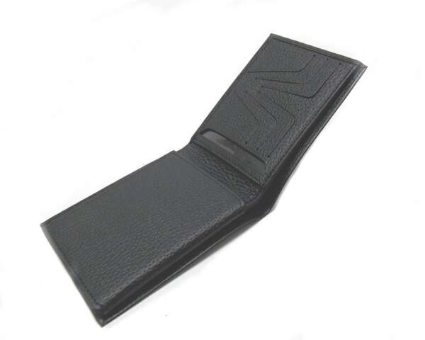 Portafoglio Vega pelle senza placca 1WG con pattella neutra - immagine 2