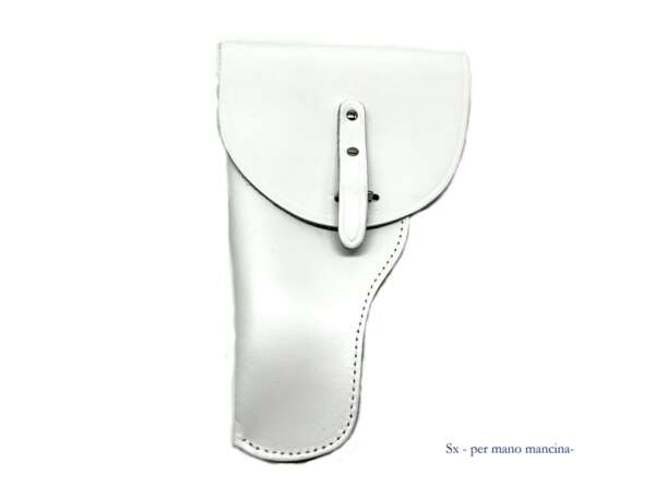 Fondina Vega cuoio chiusa SB102 per Beretta 92 98 SERIE SB1 - BIANCO-DX - immagine 6