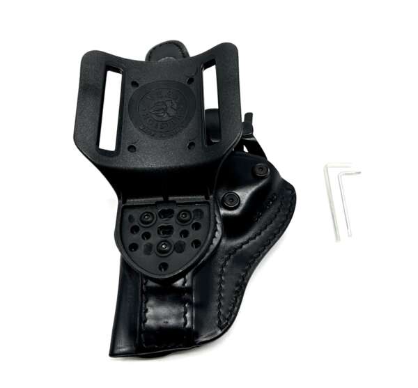 Fondina Vega cuoio fianco SP100 per beretta 92 98 serie SP1 - BIANCO-SX - immagine 3
