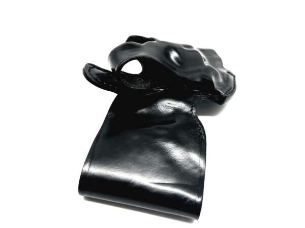 Fondina Vega cuoio P102 revolver 2,5 pollici L - NERO-DX - immagine 4