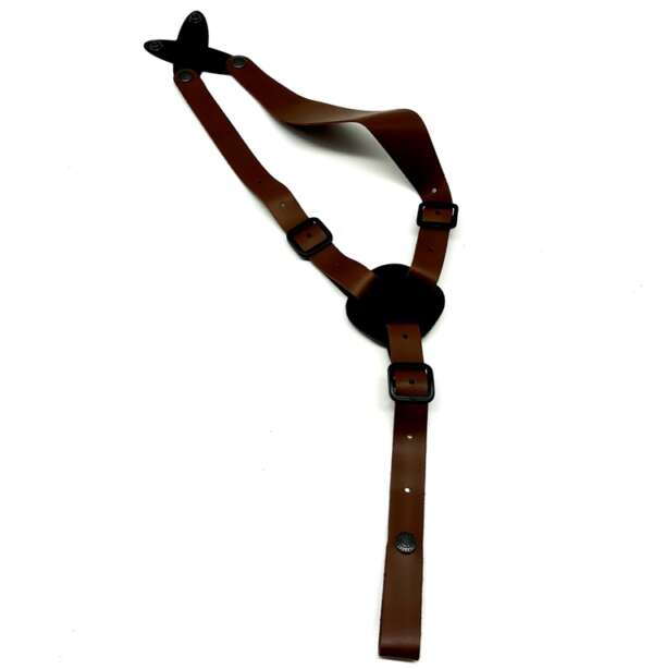Spallaccio Vega pelle 1K01 per fondina ascellare - MARRONE-U - immagine 4