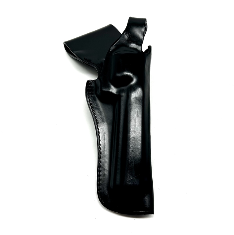 Fondina Vega cuoio da fianco P103 per revolver 6 pollici - NERO-DX