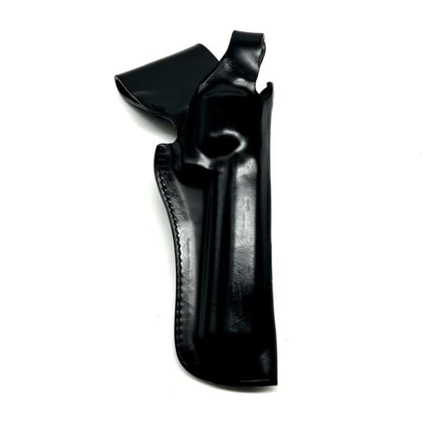 Fondina Vega cuoio da fianco P103 per revolver 6 pollici - NERO-SX
