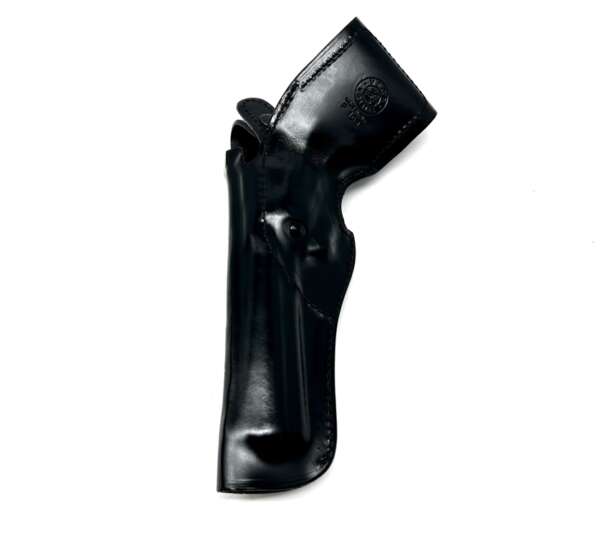 Fondina Vega cuoio da fianco P103 per revolver 6 pollici - NERO-SX - immagine 3