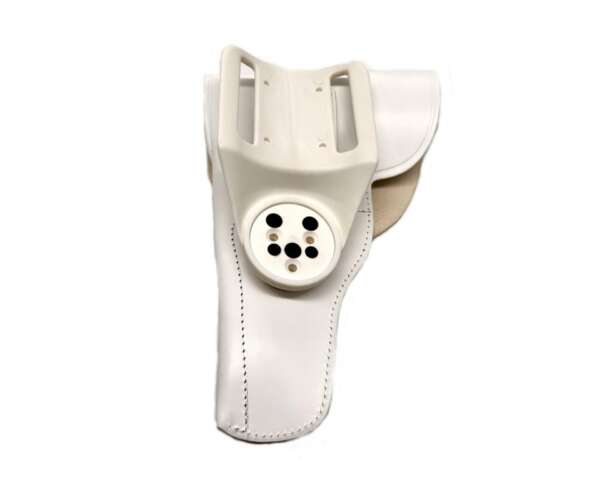 Fondina Vega chiusa cuoio bianco SD101 per Beretta 92 98 - SX - immagine 3