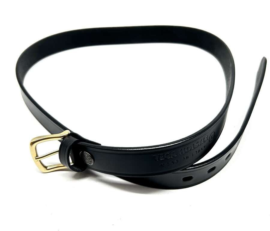 Cintura Vega in cuoio 1C 01 cm 3 altezza - MARRONE-S