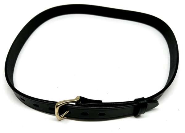 Cintura Vega in cuoio 1C 01 cm 3 altezza - MARRONE-M - immagine 2