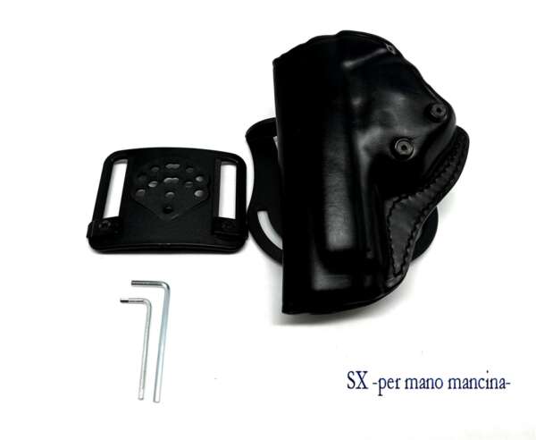 Fondina Vega cuoio fianco SU100 per beretta 92 98 serie SU1 - SX - immagine 2
