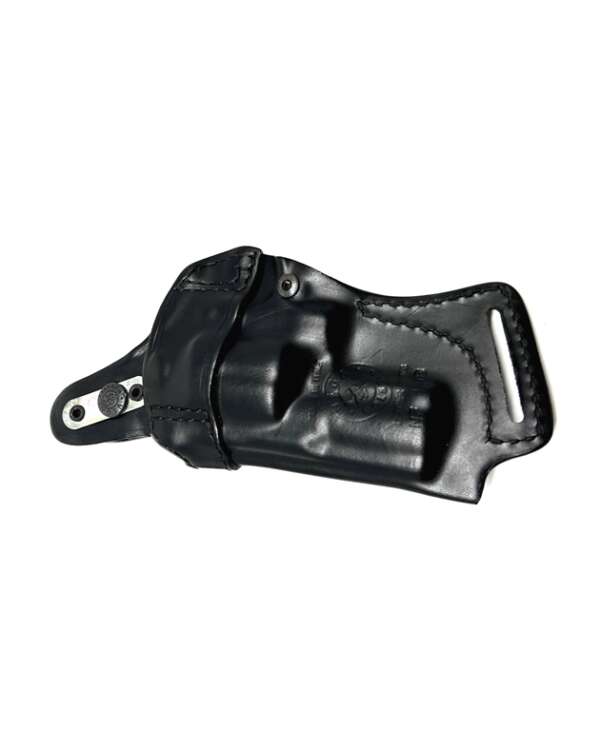 Fondina Vega dietroschiena NF108 per revolver 2 pollici e mezzo - NERO-SX - immagine 3