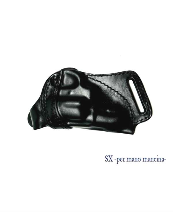 Fondina Vega dietroschiena NF105 revolver 2 pollici j - MARRONE-SX - immagine 2