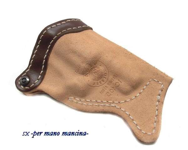 Fondina Vega cuoio IC105 Colt Agent Revolver 2 pollici serie IC1 - SX - immagine 4