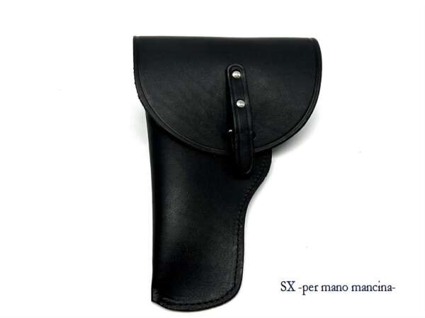 Fondina Vega cuoio chiusa SA101 per large auto serie SA1 - NERO-SX - immagine 2
