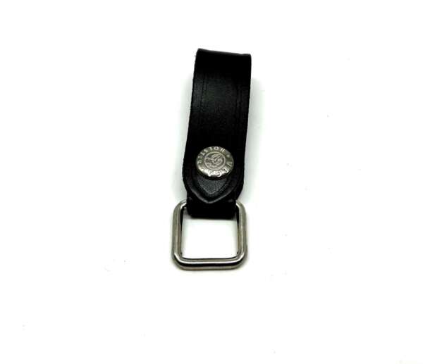Porta chiavi Vega cuoio con anello 1V03 - NERO-U