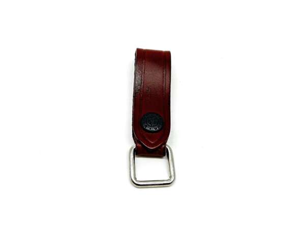 Porta chiavi Vega cuoio con anello 1V03 - NERO-U - immagine 3