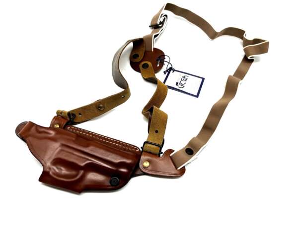 Fondina Vega cuoio ascellare O105 per sw 4906 5906 6906 - MARRONE-SX