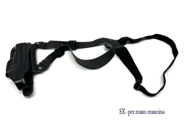 Fondina Vega cuoio ascellare O106 sig sauer 226 - MARRONE-DX - immagine 2