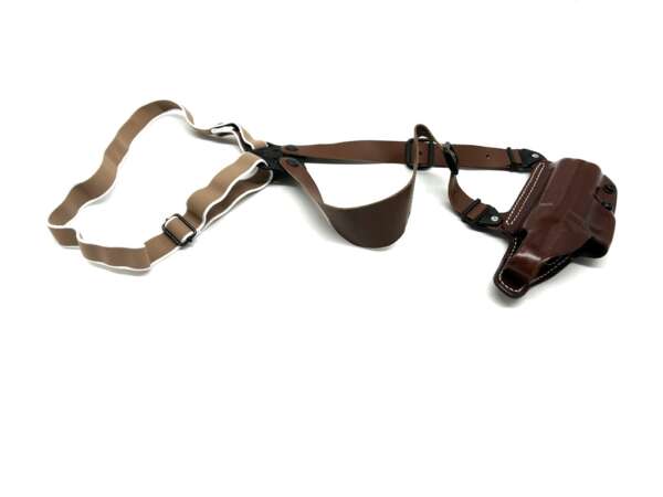 Fondina Vega cuoio ascellare O106 sig sauer 226 - MARRONE-DX - immagine 3