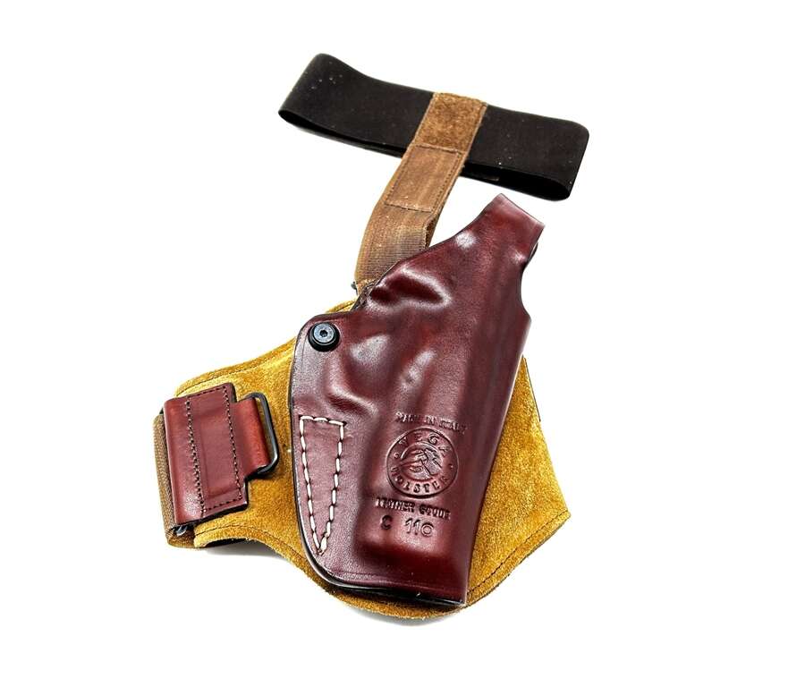 Fondina Vega cuoio caviglia C110 per beretta 84 serie C1 - SX