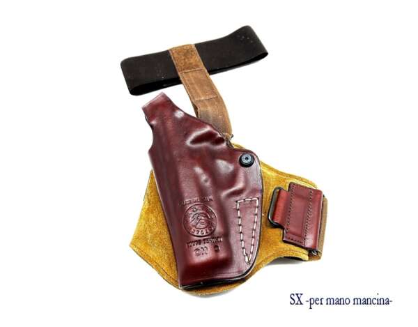 Fondina Vega cuoio caviglia C110 per beretta 84 serie C1 - immagine 2