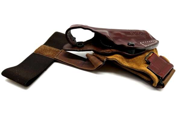 Fondina Vega cuoio caviglia C110 per beretta 84 serie C1 - immagine 3