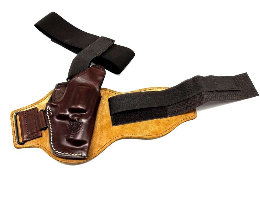 Fondina Vega cuoio caviglia C111 per revolver 2 pollici serie C1 - DX