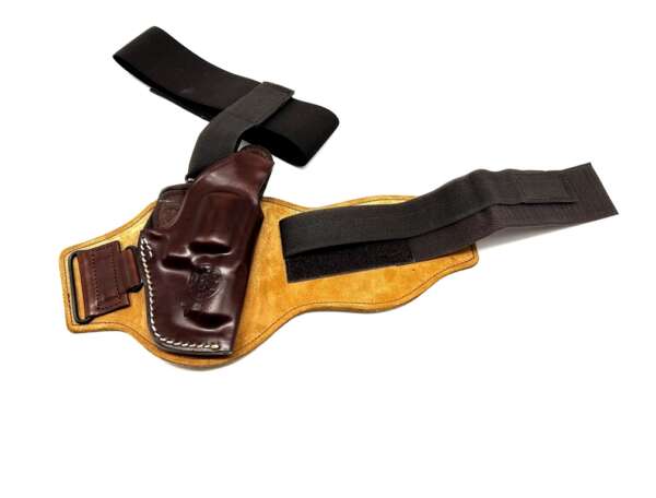 Fondina Vega cuoio caviglia C111 per revolver 2 pollici serie C1 - SX