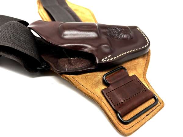 Fondina Vega cuoio caviglia C111 per revolver 2 pollici serie C1 - SX - immagine 3