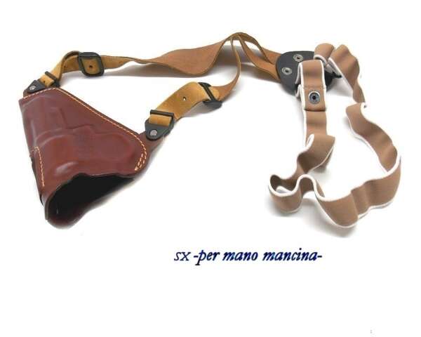 Fondina Vega cuoio ascellare DA113 revolver 4 - SX - immagine 4