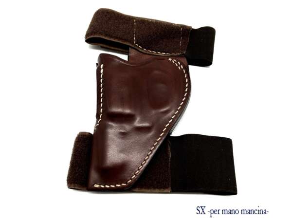 Fondina Vega cuoio capovolta CA112 per revolver 2 - DX - immagine 2