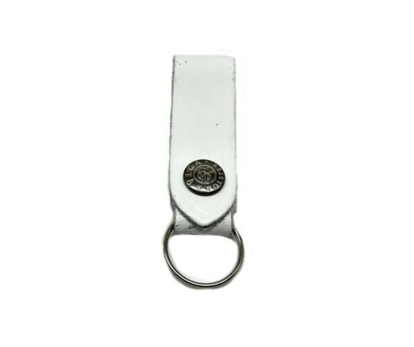 Porta chiavi Vega cuoio con anello 1V16 - BIANCO-U - immagine 3