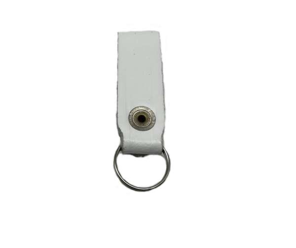 Porta chiavi Vega cuoio con anello 1V16 - BIANCO-U - immagine 4