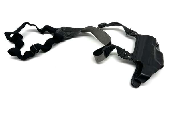 Fondina Vega cuoio ascellare O118 per walther p99 serie O1 - MARRONE-DX
