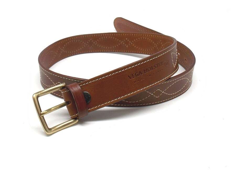 Cintura Vega cuoio 1C20 4 cm altezza - MARRONE-XXL