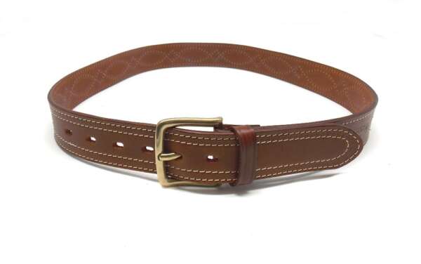 Cintura Vega cuoio 1C20 4 cm altezza - MARRONE-S - immagine 2