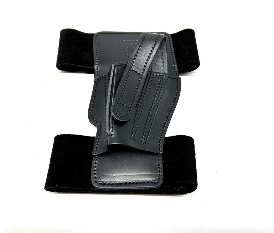 Fondina Vega cuoio caviglia CB120 medium auto, glock 42 serie CB1 - DX