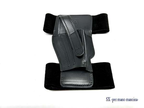 Fondina Vega cuoio caviglia CB120 medium auto, glock 42 serie CB1 - SX - immagine 2