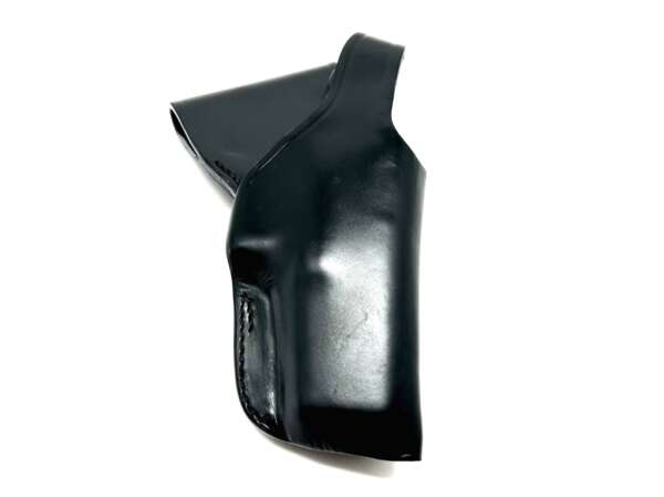 Fondina Vega cuoio fianco P125 per Glock 17 19 22 23 - NERO-SX