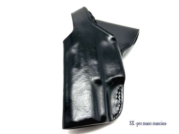 Fondina Vega cuoio fianco P130 per Walther p99 serie P1 - NERO-DX - immagine 2
