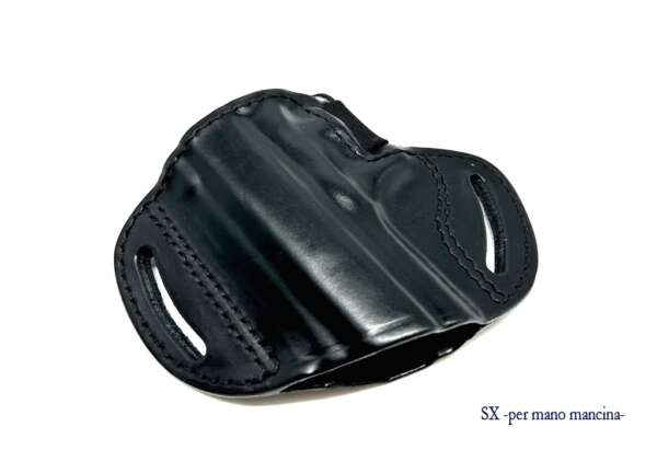Fondina Vega cuoio e elastico FD140 serie FD1 - NERO-DX - immagine 2