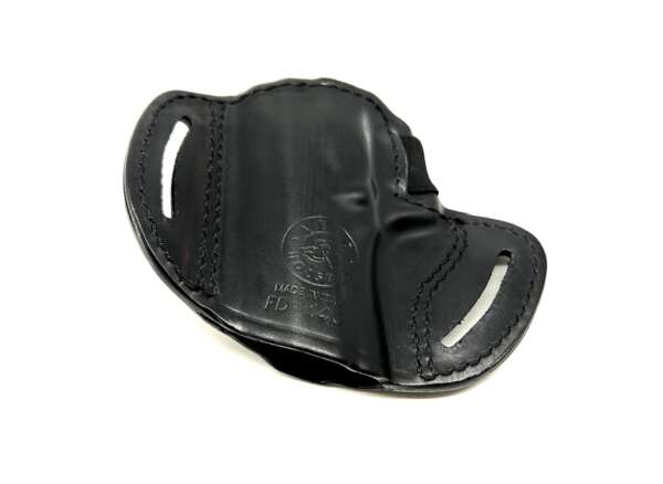 Fondina Vega cuoio e elastico FD140 serie FD1 - NERO-DX - immagine 3