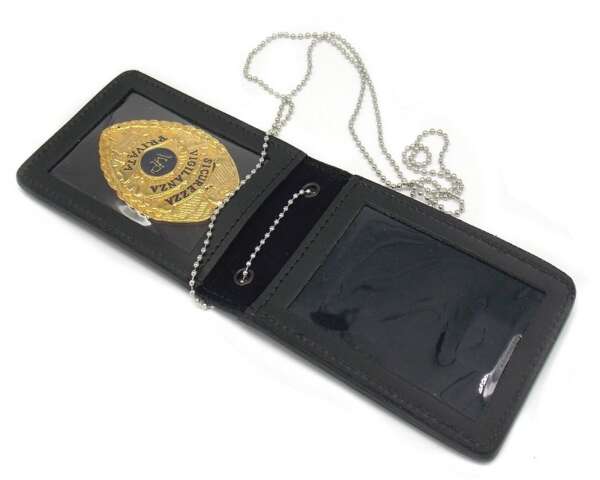 Porta placca Vega a taschino 1WL48 con placca Vigilanza Privata - immagine 2