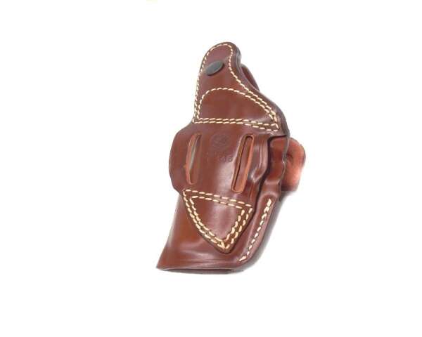 Fondina Vega cuoio da fianco T146 per Glock 30 - MARRONE-SX - immagine 2