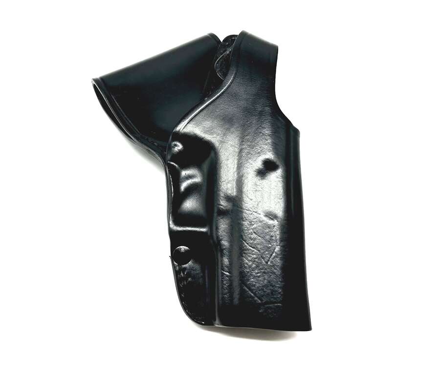 Fondina Vega cuoio da fianco P146 per h k usp compact glock 30 - NERO-DX